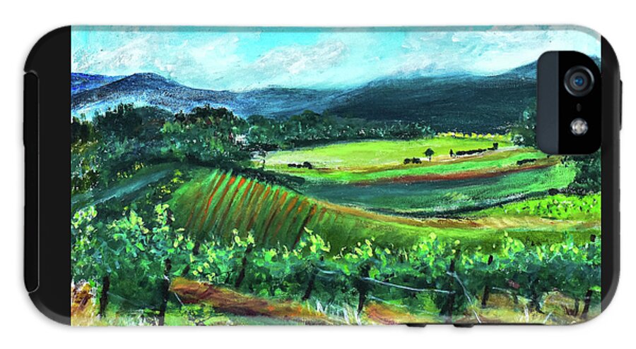 View from the Villa - Provence, France 'en plein air - Phone Case