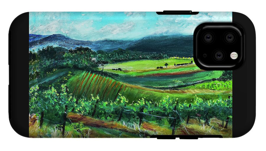View from the Villa - Provence, France 'en plein air - Phone Case
