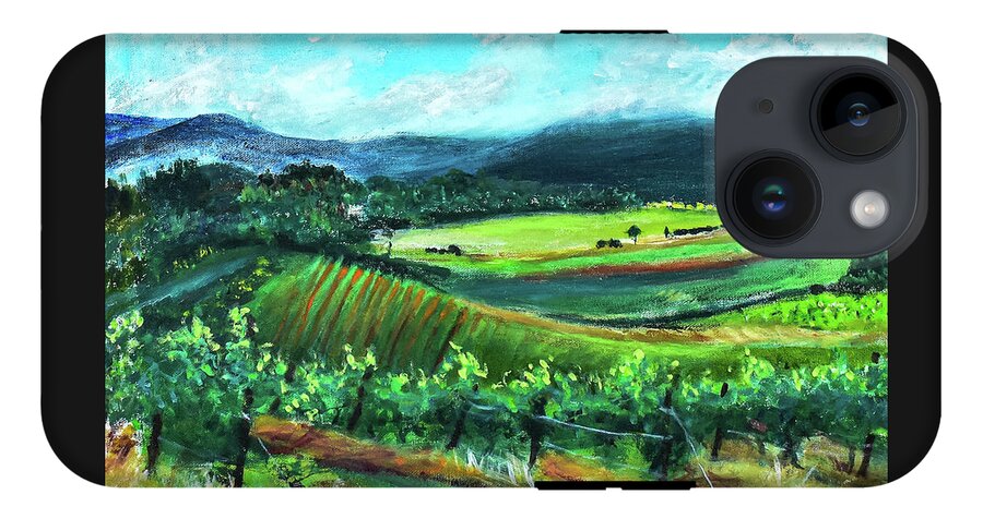 View from the Villa - Provence, France 'en plein air - Phone Case