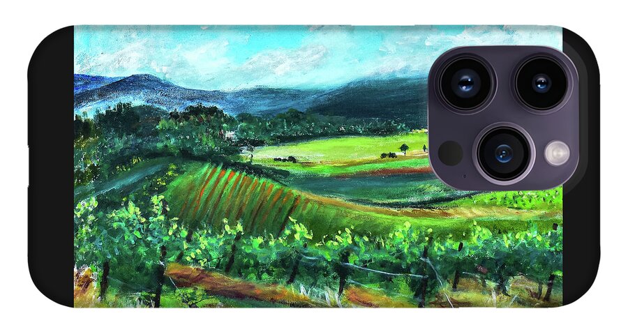 View from the Villa - Provence, France 'en plein air - Phone Case