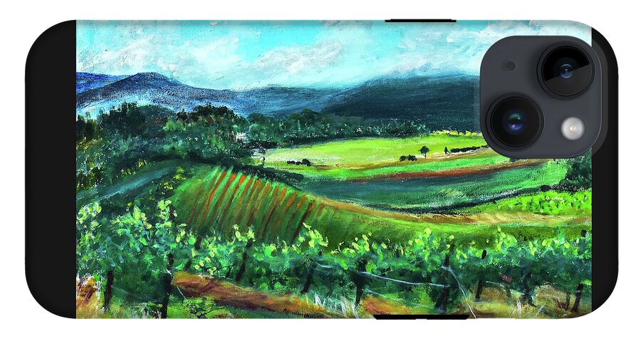 View from the Villa - Provence, France 'en plein air - Phone Case