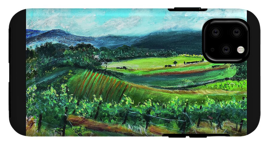 View from the Villa - Provence, France 'en plein air - Phone Case