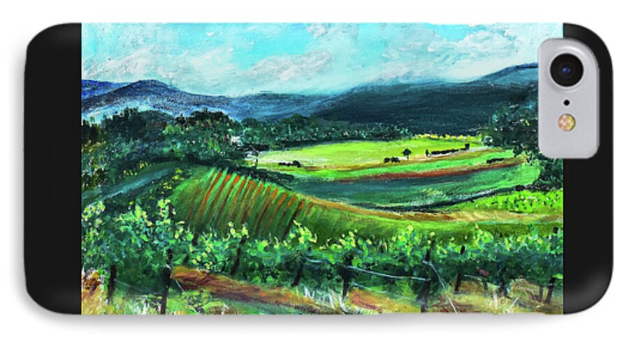 View from the Villa - Provence, France 'en plein air - Phone Case