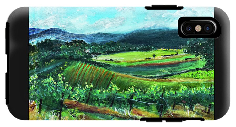 View from the Villa - Provence, France 'en plein air - Phone Case