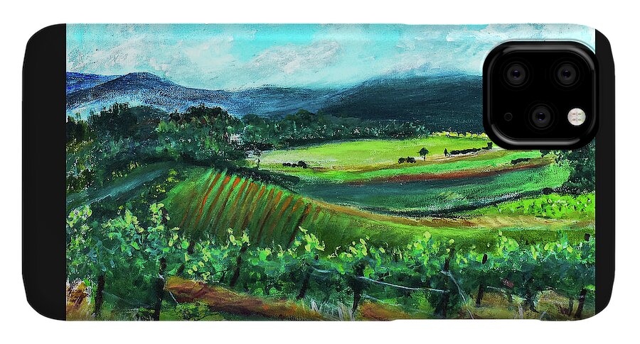 View from the Villa - Provence, France 'en plein air - Phone Case