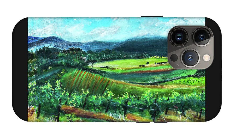 View from the Villa - Provence, France 'en plein air - Phone Case