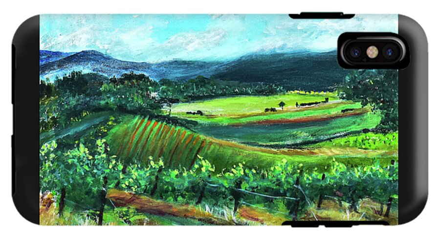 View from the Villa - Provence, France 'en plein air - Phone Case