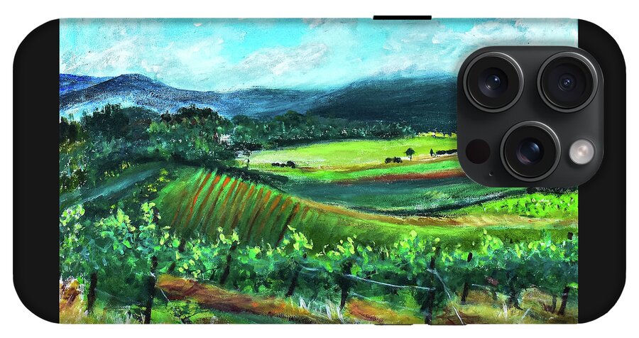 View from the Villa - Provence, France 'en plein air - Phone Case