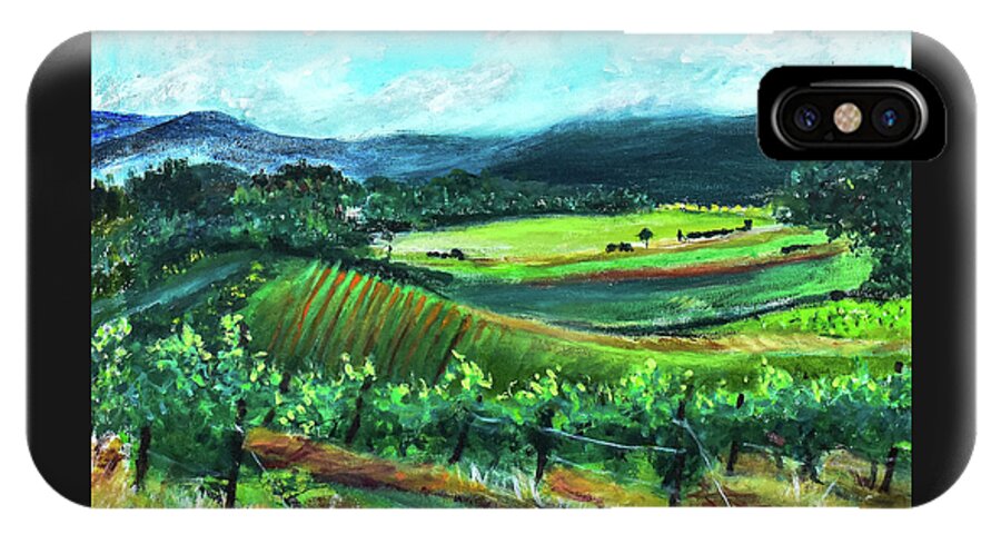 View from the Villa - Provence, France 'en plein air - Phone Case