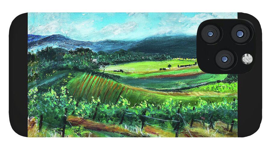 View from the Villa - Provence, France 'en plein air - Phone Case