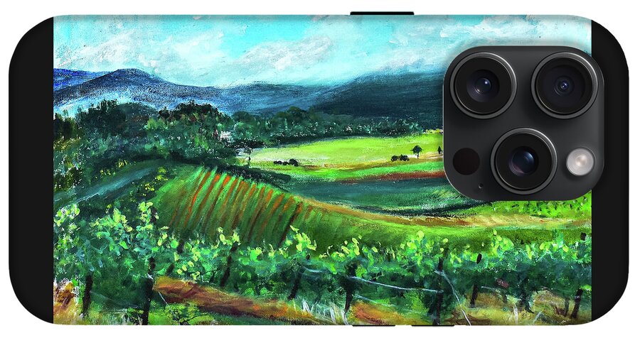 View from the Villa - Provence, France 'en plein air - Phone Case