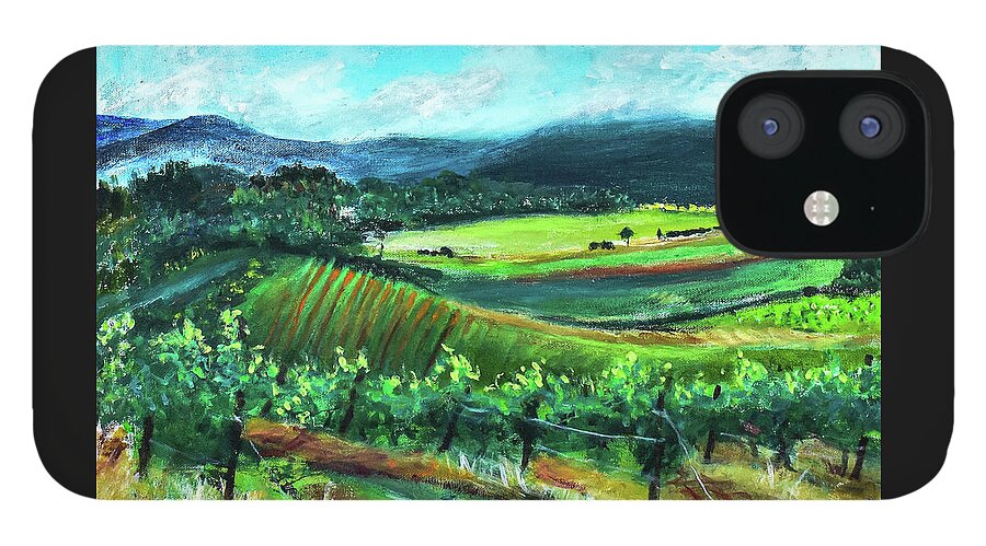 View from the Villa - Provence, France 'en plein air - Phone Case