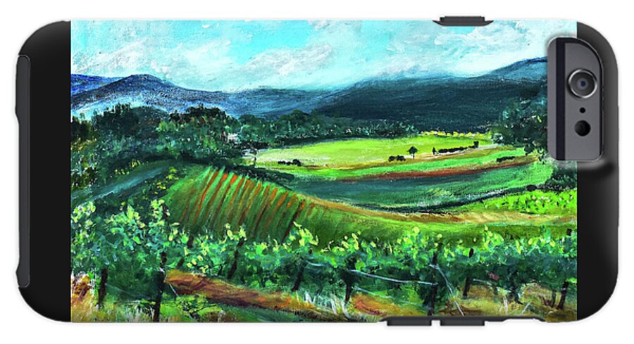 View from the Villa - Provence, France 'en plein air - Phone Case