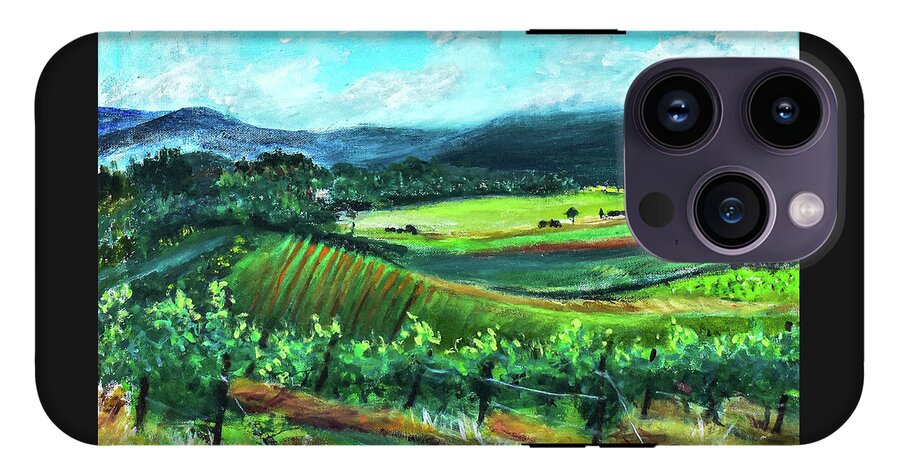 View from the Villa - Provence, France 'en plein air - Phone Case