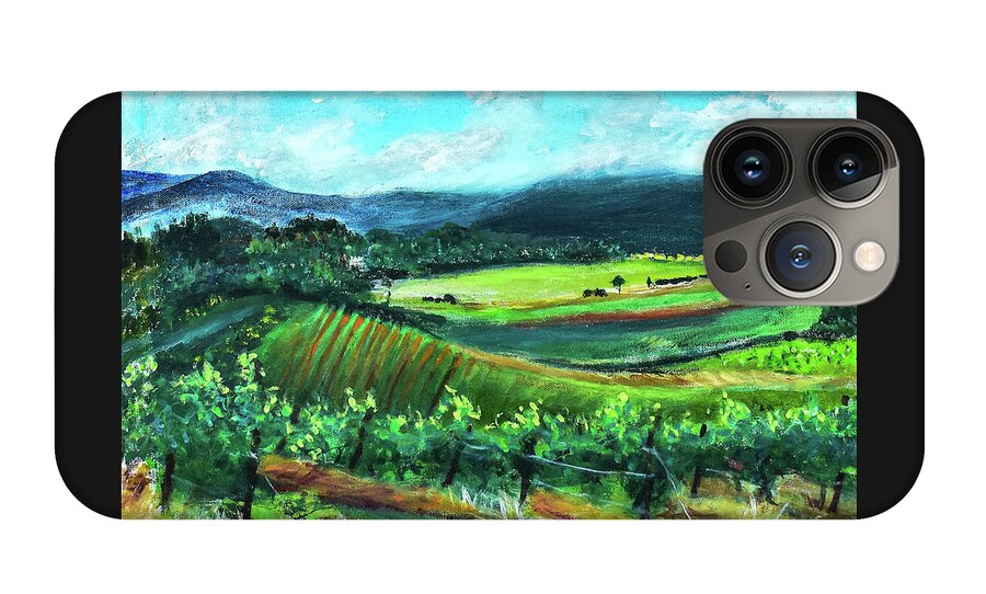 View from the Villa - Provence, France 'en plein air - Phone Case