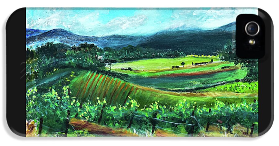 View from the Villa - Provence, France 'en plein air - Phone Case