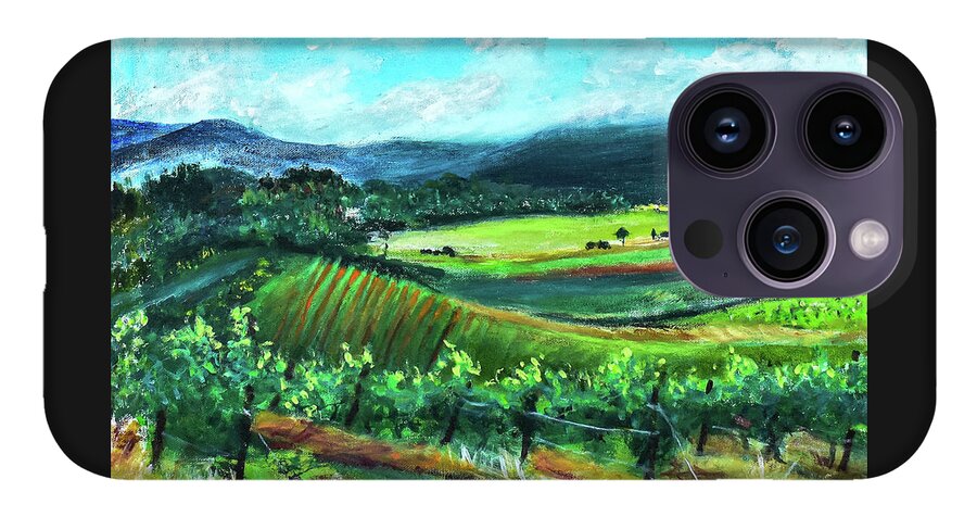 View from the Villa - Provence, France 'en plein air - Phone Case
