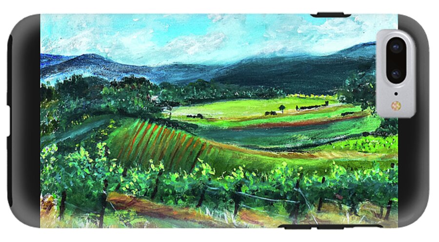 View from the Villa - Provence, France 'en plein air - Phone Case