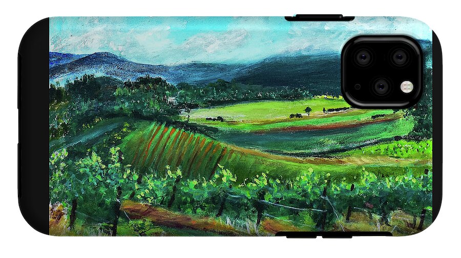 View from the Villa - Provence, France 'en plein air - Phone Case