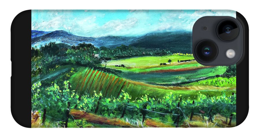 View from the Villa - Provence, France 'en plein air - Phone Case
