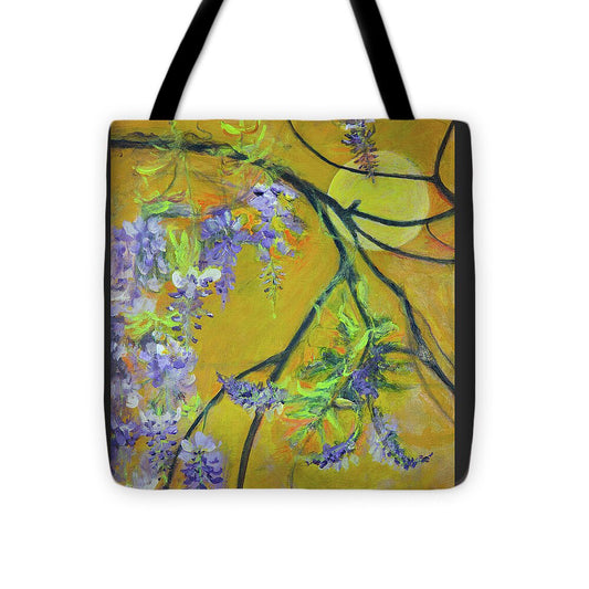 Wisteria Moon-wildflower series - Tote Bag