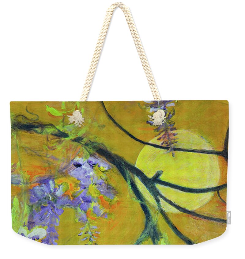 Wisteria Moon-wildflower series - Weekender Tote Bag