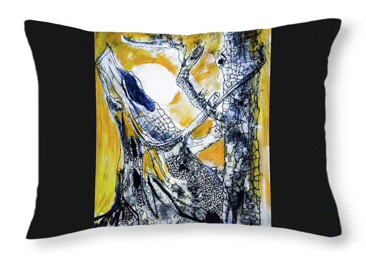 Secrets of the Yellow Moon #1 - Throw Pillow
