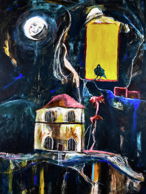 WAKE-UP, The Call open window - Art Print