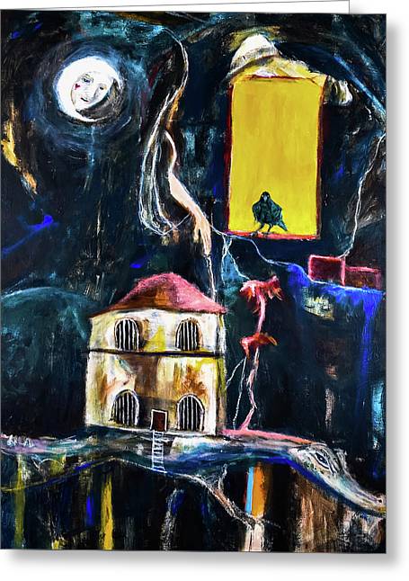 WAKE-UP, The Call open window - Greeting Card