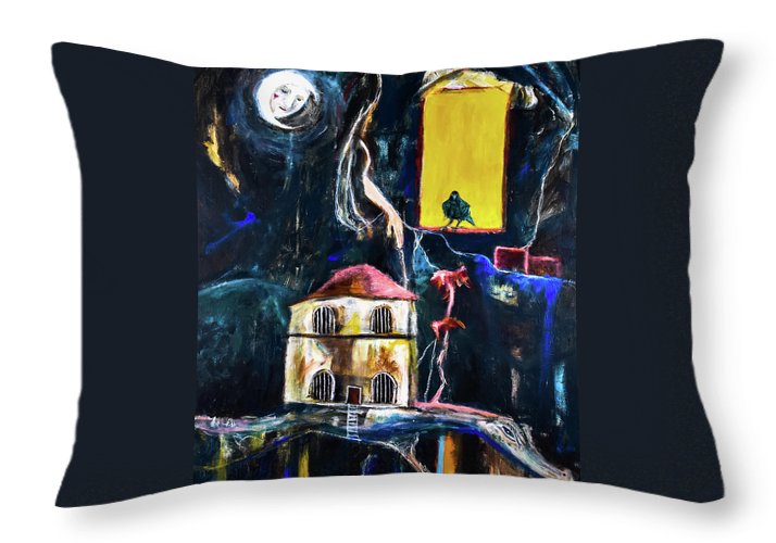 WAKE-UP, The Call open window - Throw Pillow