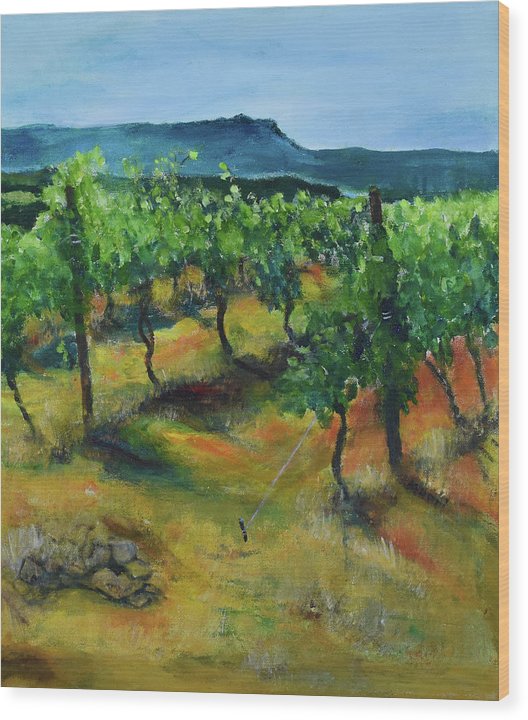 Cezanne's Mountain - Wood Print