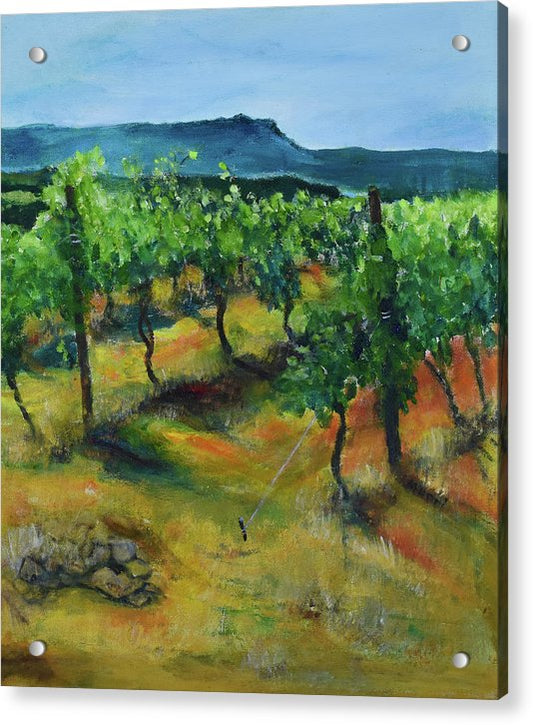 Cezanne's Mountain - Acrylic Print