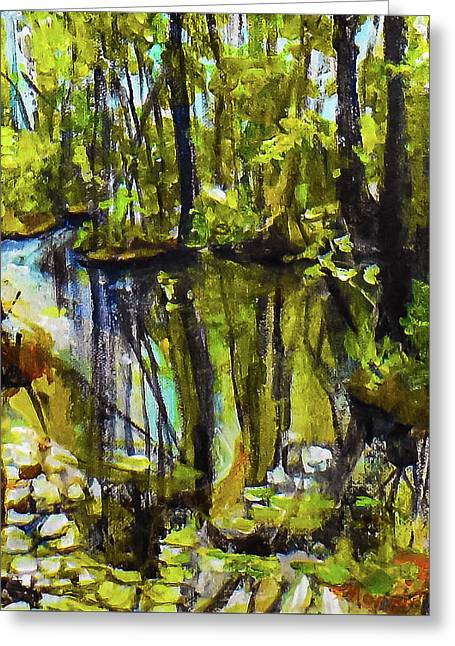 Creek, after rain - Greeting Card