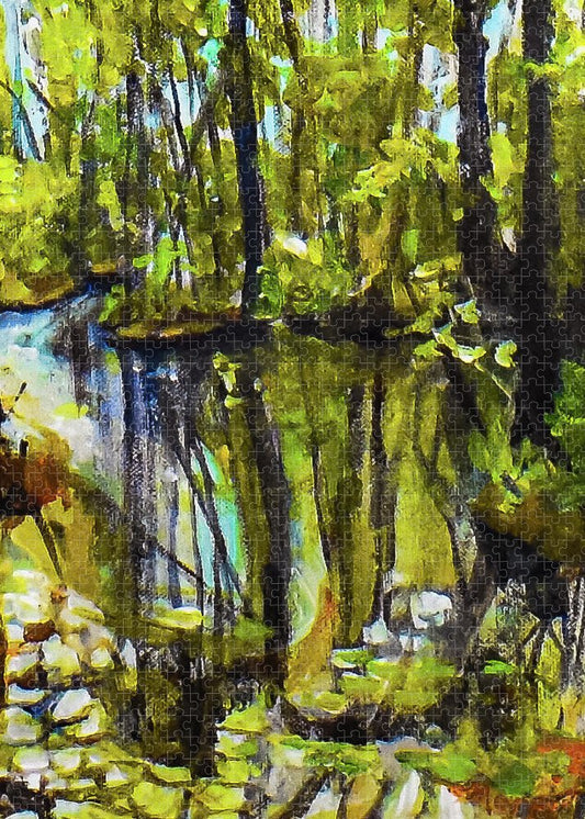 Creek, after rain - Puzzle