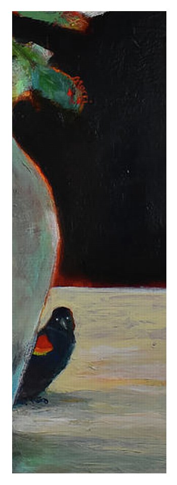 Curiosity, Red-winged Blackbird - open window series - Yoga Mat