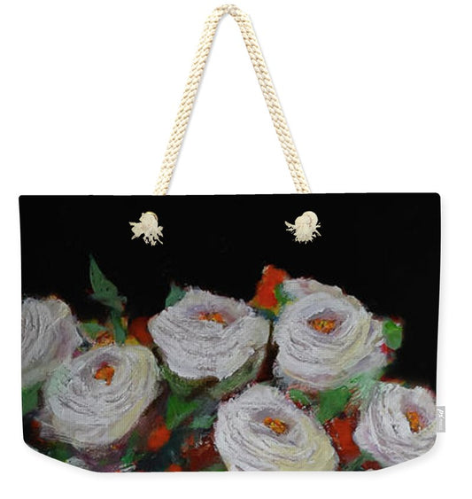 Curiosity, Red-winged Blackbird - open window series - Weekender Tote Bag