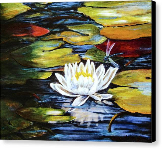 Dragonfly Happiness - Canvas Print