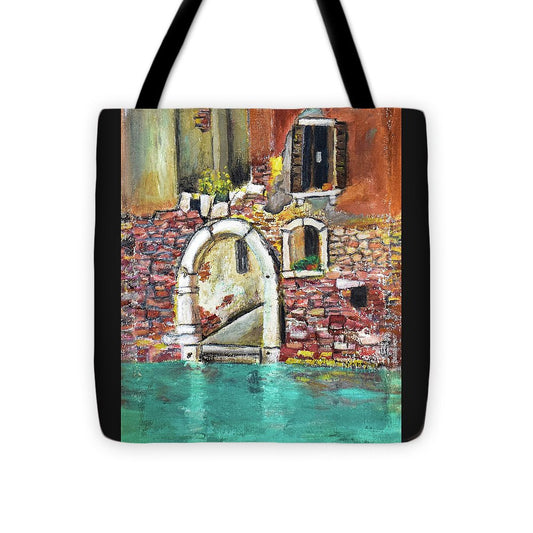 Entrance in Venice Italy - 'en plein air - Tote Bag