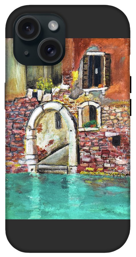 Entrance in Venice Italy - 'en plein air - Phone Case