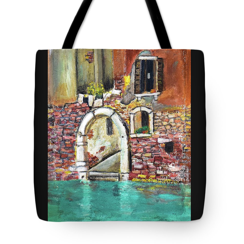 Entrance in Venice Italy - 'en plein air - Tote Bag