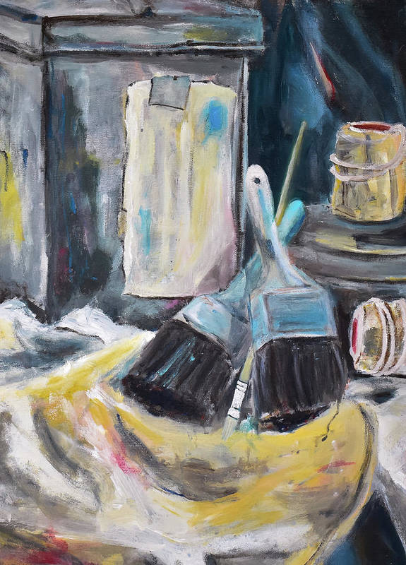 For the Love of Brushes - Art Print