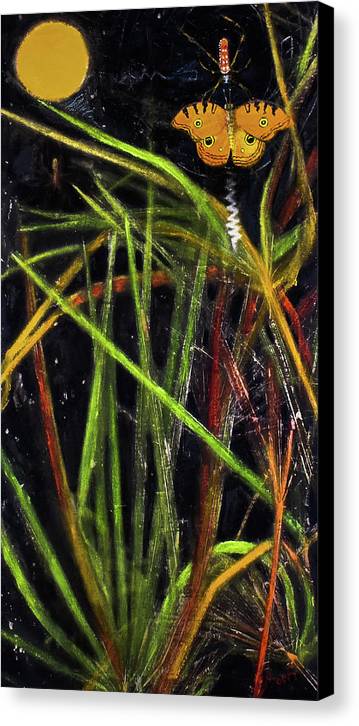 Harvest Moon - Spider signed, Drayton Island series - Canvas Print