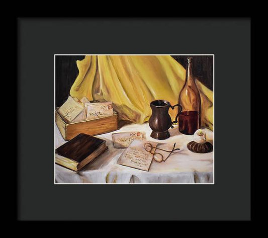 History - Framed Print