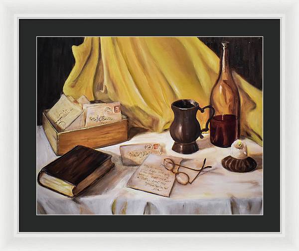 History - Framed Print