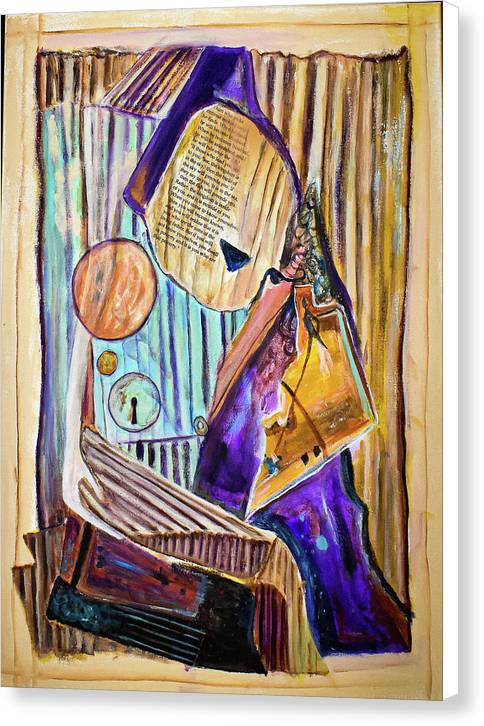 Inspired by The Cry collage - Canvas Print