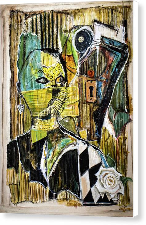 Inspired by The Door collage - Canvas Print