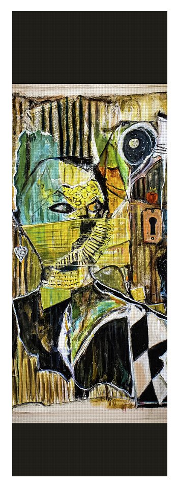 Inspired by The Door collage - Yoga Mat