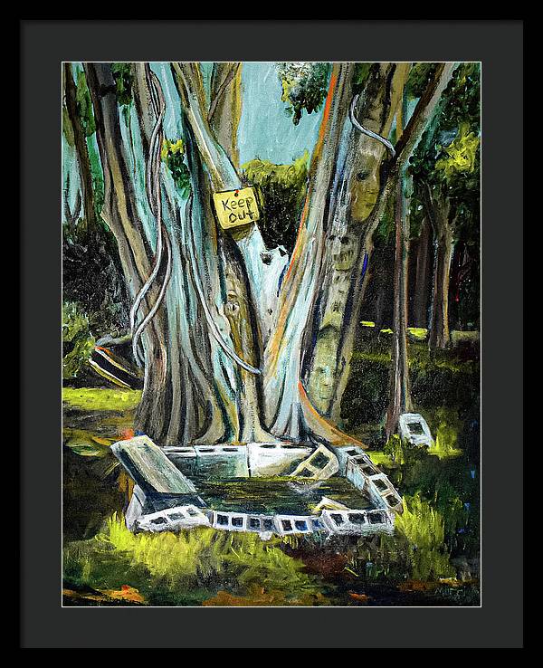 Keep Out - Framed Print