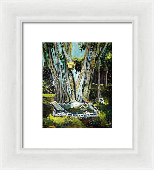 Keep Out - Framed Print