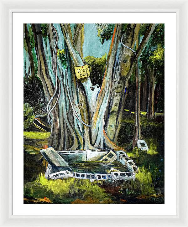 Keep Out - Framed Print